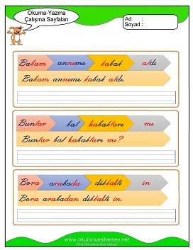 B sesi Çalışma Sayfaları